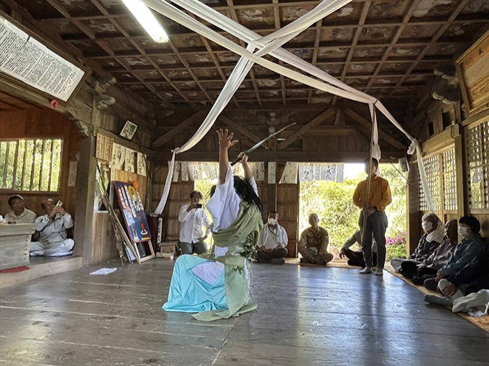 肘切神社神楽