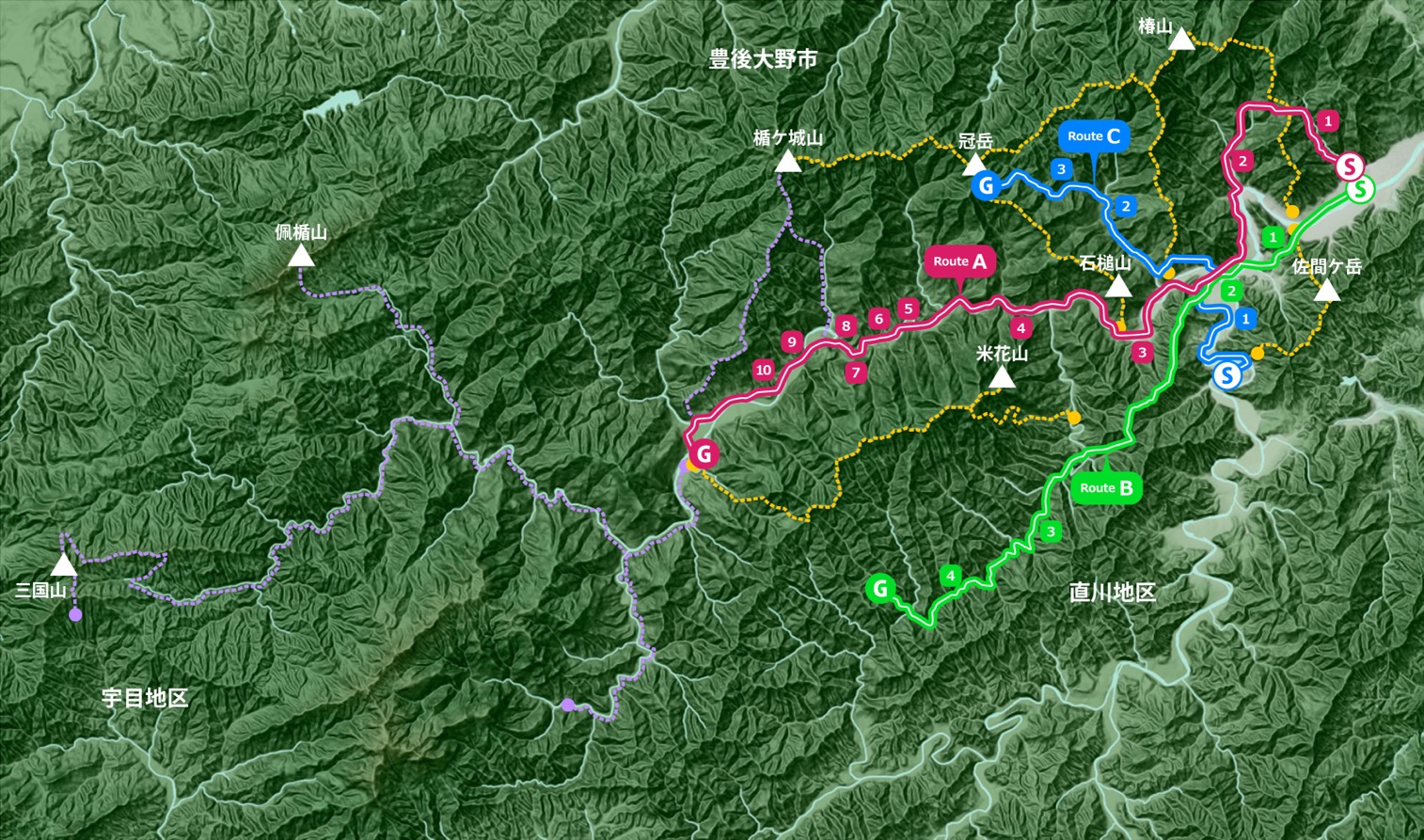 Route A ルート図